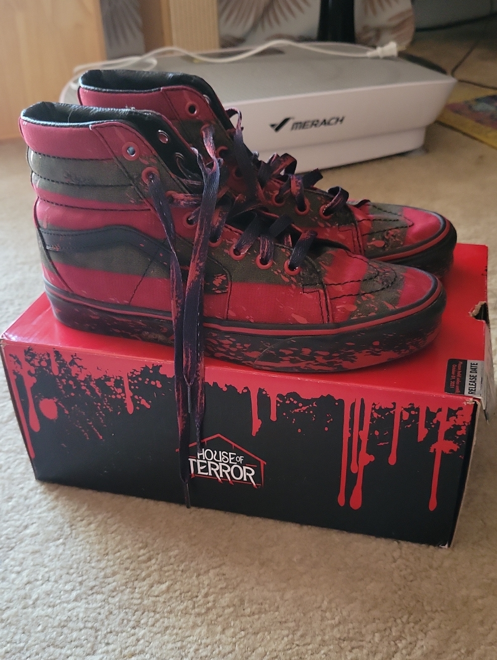 Freddy Kreuger House Of Terror High-Top Vans